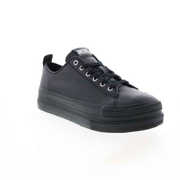 Diesel Mens S-Jomua LC Black Shoes (NWT) - Picture 2 of 7